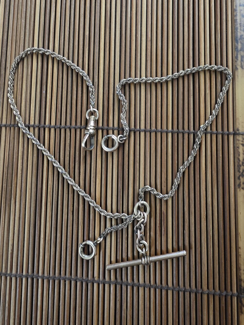 Gold Filled Tbar Yellow Gold Fob Chain (Vintage)
